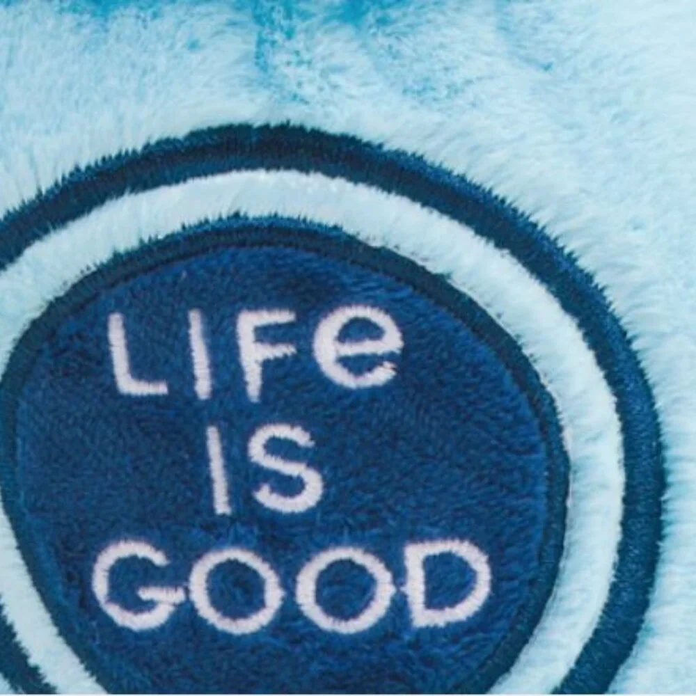 NWT LIFE IS GOOD Plush Flower with Rope Pet Toy 15in High